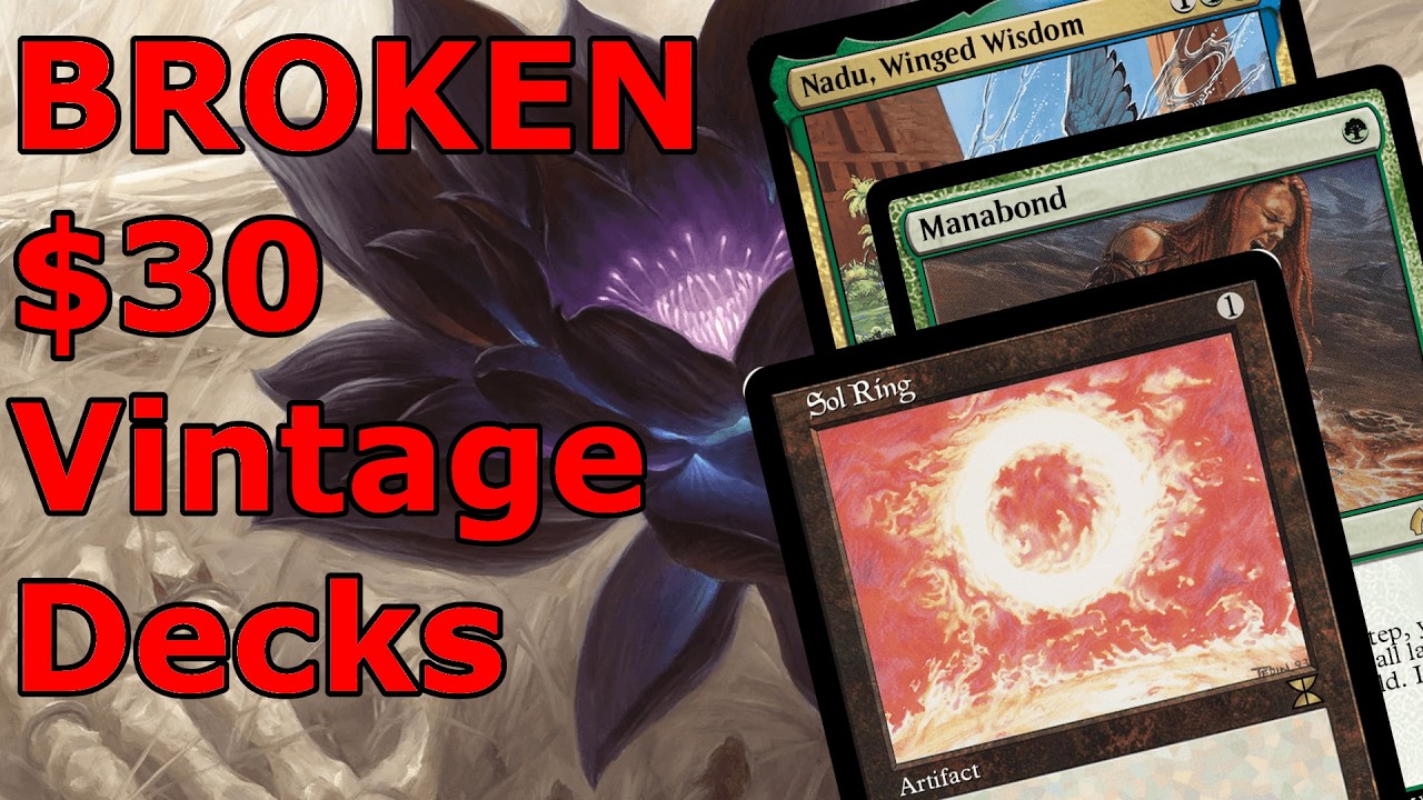 THESE BUDGET DECKS WENT CRAZY! $30 Value Vintage Showcase MTG