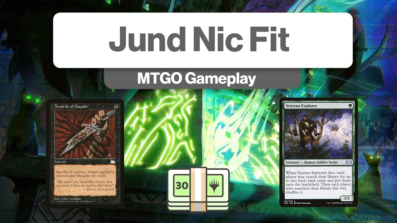 Those two cards sure are a nice fit together [Jund Nic Fit – Value Vintage MTGO Gameplay]